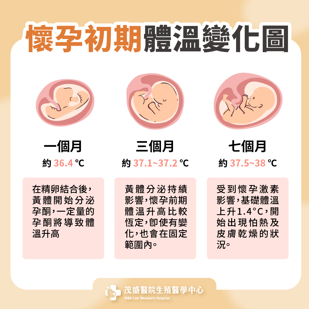 懷孕初期體溫變化圖