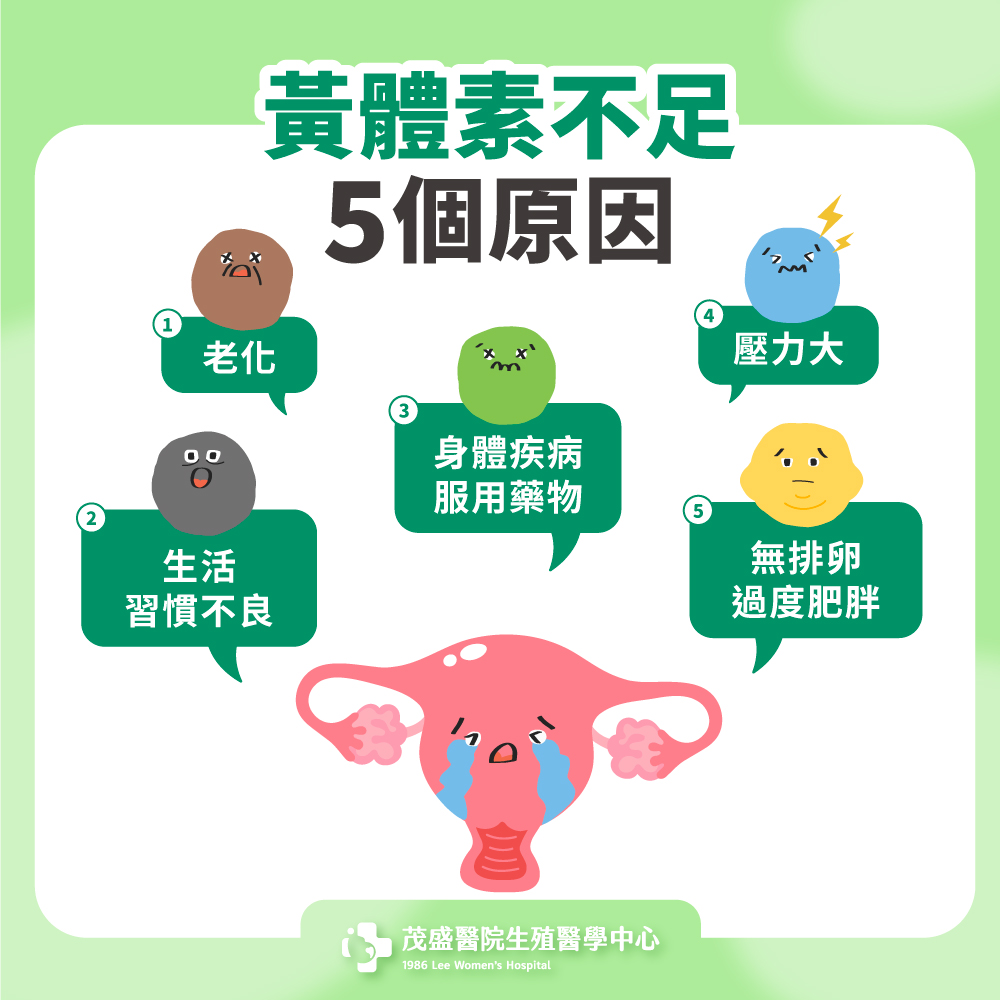 黃體素不足5個原因